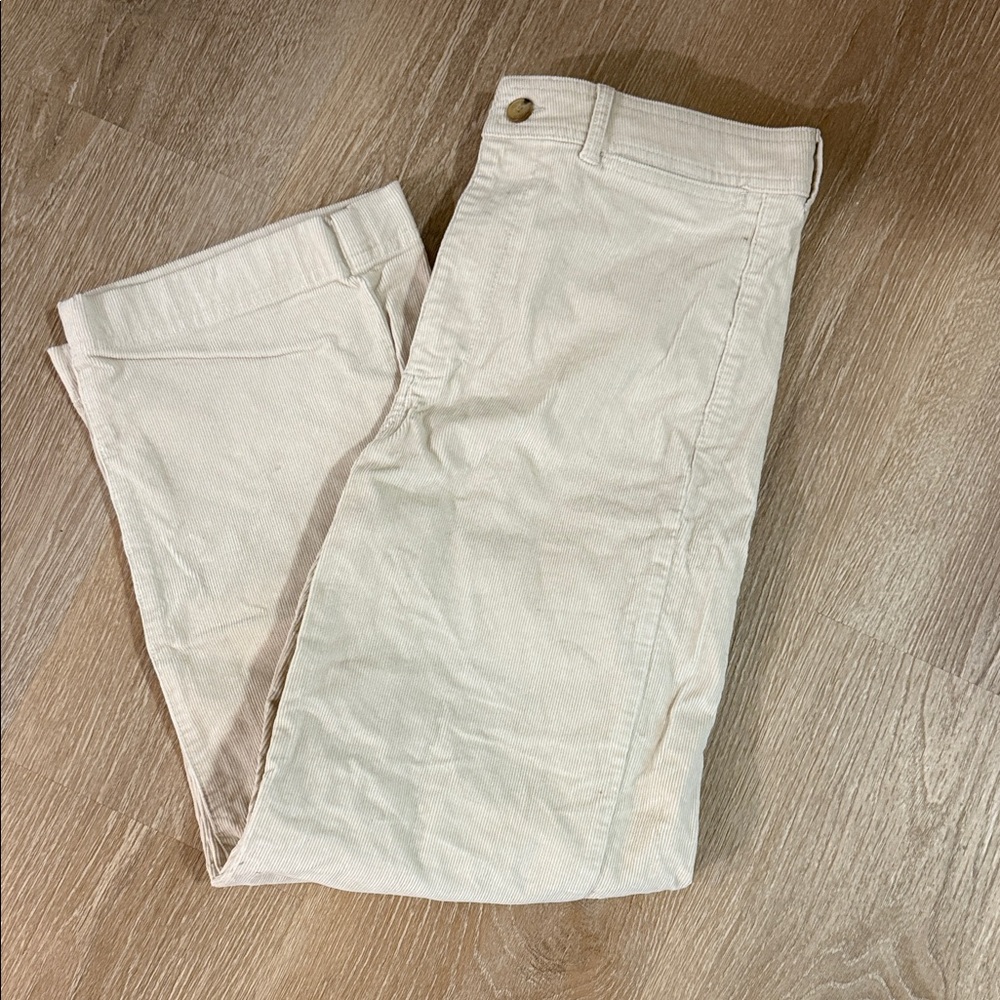 Everlane Women's Off-White Straight Leg Pants